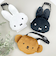 ミッフィー miffy フェイス型バッグチャーム(ブラック) ポーチ ぬい活