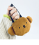 ミッフィー miffy ボリス フェイス型バッグチャーム(ブラウン) ポーチ ぬい活