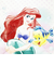 ディズニー プリンセス リトルマーメイド アリエル キルトナップザック ピンク バッグ リュック スクール キッズ Disney