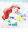 ディズニー プリンセス リトルマーメイド アリエル キルトチャームバッグ アイボリー スクール キッズ Disney