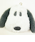 スヌーピー フェイスパスケース グレー 定期入れ 通勤通学 SNOOPY