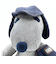 スヌーピー EDWIN ベースボール ぬいぐるみ S インテリア デニム SNOOPY