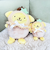 サンリオ ポムポムプリン パステルフルーツケープ マスコット ぬいぐるみ イエロー