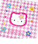 サンリオ ハローキティ  カオハナ ダイカットクッション (パープル)  Sanrio