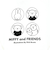 ミッフィー miffy ロンT(集合) ホワイト アパレル Tシャツ