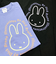 ミッフィー miffy ロンT(ミッフィー) ブラック アパレル Tシャツ