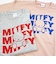 ミッフィー miffy ロンT(おすわり) グレー アパレル Tシャツ