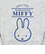 ミッフィー miffy ロンT(かお) グレー アパレル Tシャツ