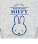 ミッフィー miffy ロンT(かお) グレー アパレル Tシャツ