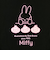 ミッフィー miffy ロンT(スイーツ) ブラック アパレル Tシャツ