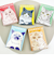 にゃんかち マンチカン ハンカチタオル グレー