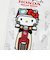サンリオ ハローキティ×HONDA ビッグサイズステッカー (スーパーカブ) カー用品 日本製 Sanrio