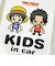 ワンピース ルフィ  「KIDS in CAR」 車用 ステッカー カー用品 日本製