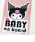 サンリオ クロミ 「BABY ON BOARD」車用 ステッカー カー用品 日本製  Sanrio