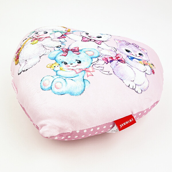 SWIMMER(スイマー) ハート ダイカットクッション