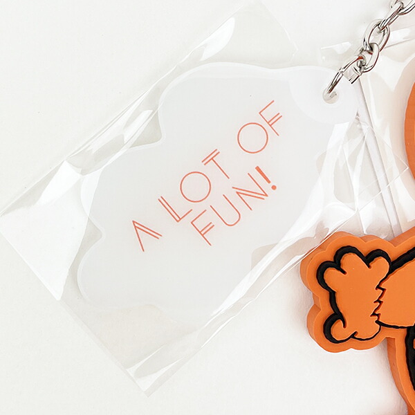 トムとジェリー ビッグラバーチャーム(オレンジ) キーホルダー トムジェリ