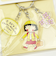 ちびまる子ちゃん まる子  3連チャームキーホルダー 90's Chibi Maruko Chan