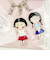 ちびまる子ちゃん まる子とたまちゃん  3連チャームキーホルダー 90's Chibi Maruko Chan