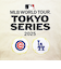 MLB(メジャーリーグ) 東京シリーズ ドジャース キャンパストートバッグ (アイボリー)