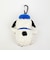 スヌーピー ぬいぐるみエコバッグ オラフ ネイビー お買い物 かばん マスコット カラビナ付き SNOOPY