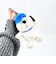 スヌーピー ぬいぐるみエコバッグ オラフ ネイビー お買い物 かばん マスコット カラビナ付き SNOOPY