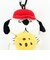 スヌーピー ぬいぐるみエコバッグ オラフ レッド お買い物 かばん マスコット カラビナ付き SNOOPY