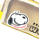スヌーピー フェイス メッシュボックスポーチ 小物入れ ペンケース ベージュ SNOOPY