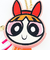 パワーパフガールズ ブロッサム ダイカットポーチ FLAPPER