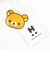 リラックマ 折りたたみトートバッグ(M) ブラック