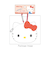 サンリオ ハローキティ カラビナ付きぬいぐるみファスナーマスコット ポーチ Sanrio