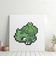 ポケットモンスター フシギダネ アートパネル ピクセル インテリア ポケモン 日本製