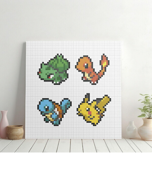 メガコントラックス ポケモン レトロ ピクセルアート パズル