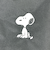 スヌーピー ミニ ボトルインショルダー 座り ショルダーバッグ かばん ブラック SNOOPY