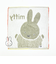 ミッフィー miffy おかお ミニタオル (グレー) ハンカチ  西川