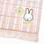 ミッフィー miffy ツイード ミニタオル (ピンク) ハンカチ  西川