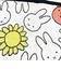 ミッフィー miffy ミッフィーフレンズ ウォッシュタオル (ホワイト) 日本製 西川
