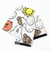 ミッフィー miffy ミッフィーフレンズ ミニタオル (ホワイト) ハンカチ 日本製 西川