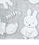 ミッフィー miffy ミッフィーベア ウォッシュタオル (グレー) 日本製 西川