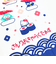 サンリオキャラクターズ みんなとお寿司 手ぬぐい キティ タオル