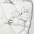 スヌーピー 敷きパッド(グレー) 寝具 西川  SNOOPY