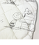 スヌーピー 敷きパッド(グレー) 寝具 西川  SNOOPY