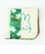 ミッフィー miffy ふわふわ刺繍ハンカチーフ (グリーン)