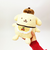 サンリオ ポムポムプリン さくらんぼチェック S ぬいぐるみ イエロー