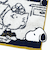 スヌーピー ミニタオル レター 今治タオル ネイビー SNOOPY  西川