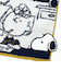 スヌーピー ミニタオル レター 今治タオル ネイビー SNOOPY  西川