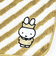 ミッフィー miffy 70th どっとポーチ ゴールド