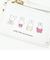 ミッフィー miffy 70th フラグメントケース ホワイト 定期入れ カードケース