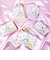 ディズニープリンセス ラプンツェル 水彩タッチ柄三つ折りがま口財布 パープル Disney