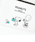 スヌーピー フラグメントケース オフホワイト 定期入れ カードケース SNOOPY