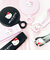 サンリオ ハローキティ 折りたたみミラー付きコーム ピンク Sanrio